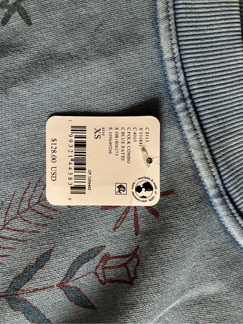 ❌SOLD❌ NWT Free People Gaia Sweatshirt 🔥 - Picture 5 of 5